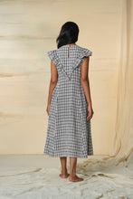 Load image into Gallery viewer, Checkmate Kala Cotton Frill Dress