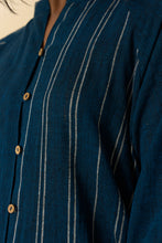 Load image into Gallery viewer, Cobalt Kala Cotton Long Shirt