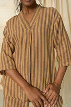 Load image into Gallery viewer, Desert Kala Cotton V Neck Top