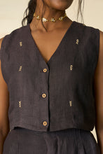 Load image into Gallery viewer, Mahogany Hemp Vest & Trousers Set