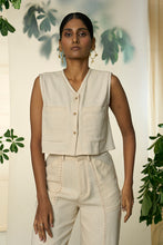 Load image into Gallery viewer, Dip It Kala Cotton Denim Vest & Pants Set