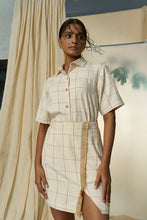 Load image into Gallery viewer, Candy Cane Kala Cotton Overlap Skirt