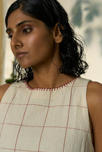 Load image into Gallery viewer, Candy Cane Kala Cotton Sleeveless Dress & Pants Set