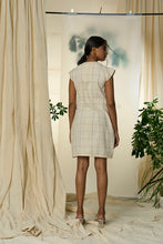 Load image into Gallery viewer, Candy Cane Kala Cotton Round Yoke Dress