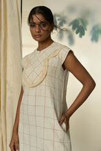Load image into Gallery viewer, Candy Cane Kala Cotton Round Yoke Dress