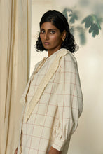 Load image into Gallery viewer, Candy Cane Kala Cotton V Yoke Dress