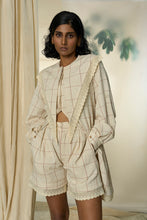 Load image into Gallery viewer, Candy Cane Kala Cotton V Yoke Dress