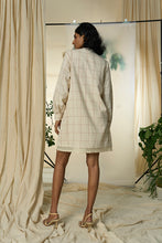 Load image into Gallery viewer, Candy Cane Kala Cotton V Yoke Dress