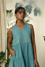 Load image into Gallery viewer, Tempest Hemp Cotton Tiered Dress