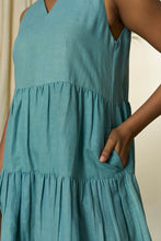 Load image into Gallery viewer, Tempest Hemp Cotton Tiered Dress