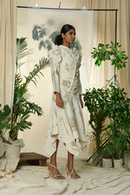 Load image into Gallery viewer, Live Leafy Khadi Pleated Dress