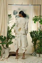 Load image into Gallery viewer, Live Leafy Khadi Pleated Dress