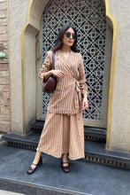 Load image into Gallery viewer, Desert Kala Cotton Dress & Blazer Set