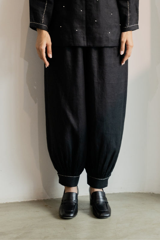 Ebony Black Harem Pants