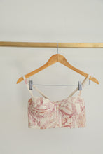 Load image into Gallery viewer, Pink Foliage Bralette