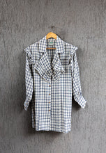 Load image into Gallery viewer, Checkmate Ruffle Dress