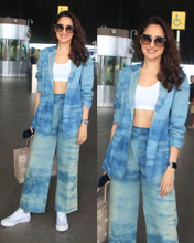 Load image into Gallery viewer, Waves Hemp Blazer & Trousers Set