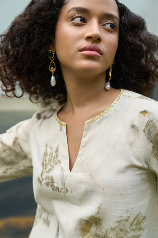 Live Leafy Classic Kurta