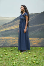 Load image into Gallery viewer, Cobalt Tie Up Dress