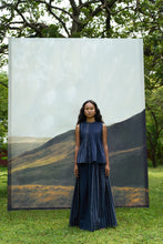 Load image into Gallery viewer, Cobalt Pintucks Skirt