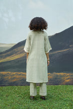 Load image into Gallery viewer, Moss Striped Tent Shirt Dress