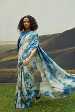 Load image into Gallery viewer, Blue Saree