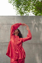 Load image into Gallery viewer, Sunset Eri Silk Embroidered Co-ord Set