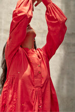 Load image into Gallery viewer, Sunset Eri Silk Embroidered Co-ord Set