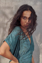 Load image into Gallery viewer, Jade Aloe Vera Maxi Wrap Dress