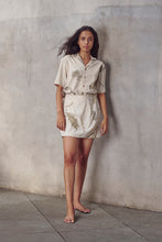 Load image into Gallery viewer, Live Leafy Khadi Unisex Shirt & Skort Co-ord Set