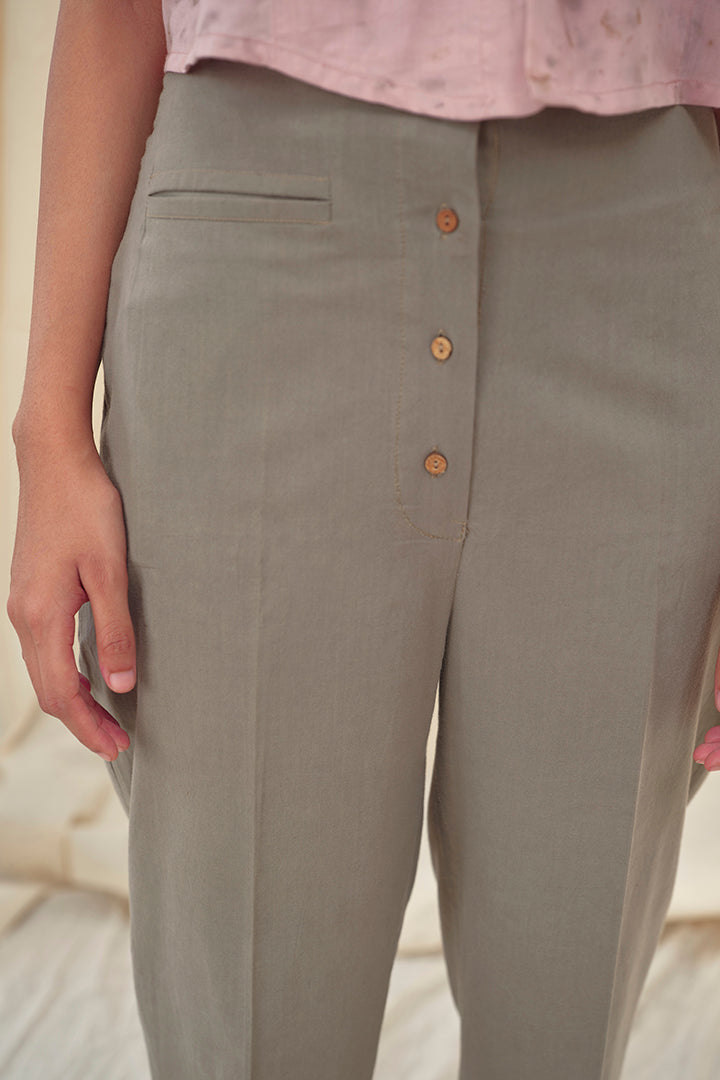 Organic Cotton Grey Trousers
