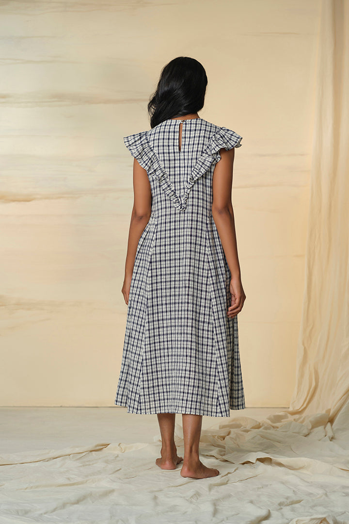Checkmate Kala Cotton Frill Dress