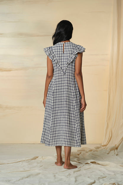 Checkmate Kala Cotton Frill Dress