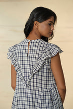 Load image into Gallery viewer, Checkmate Kala Cotton Frill Dress
