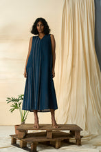 Load image into Gallery viewer, Cobalt Kala Cotton Dress &amp; Blazer Set
