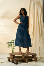Load image into Gallery viewer, Cobalt Kala Cotton Sleeveless Dress
