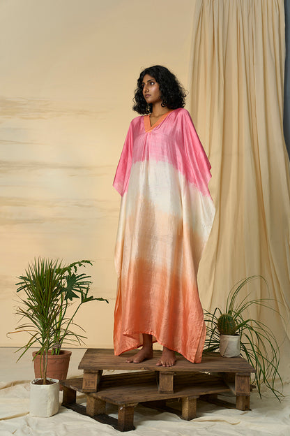 Radiate Mulberry Silk Kaftan