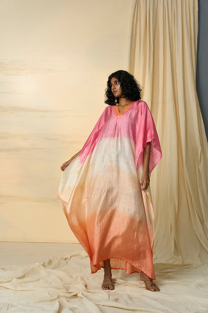 Radiate Mulberry Silk Kaftan