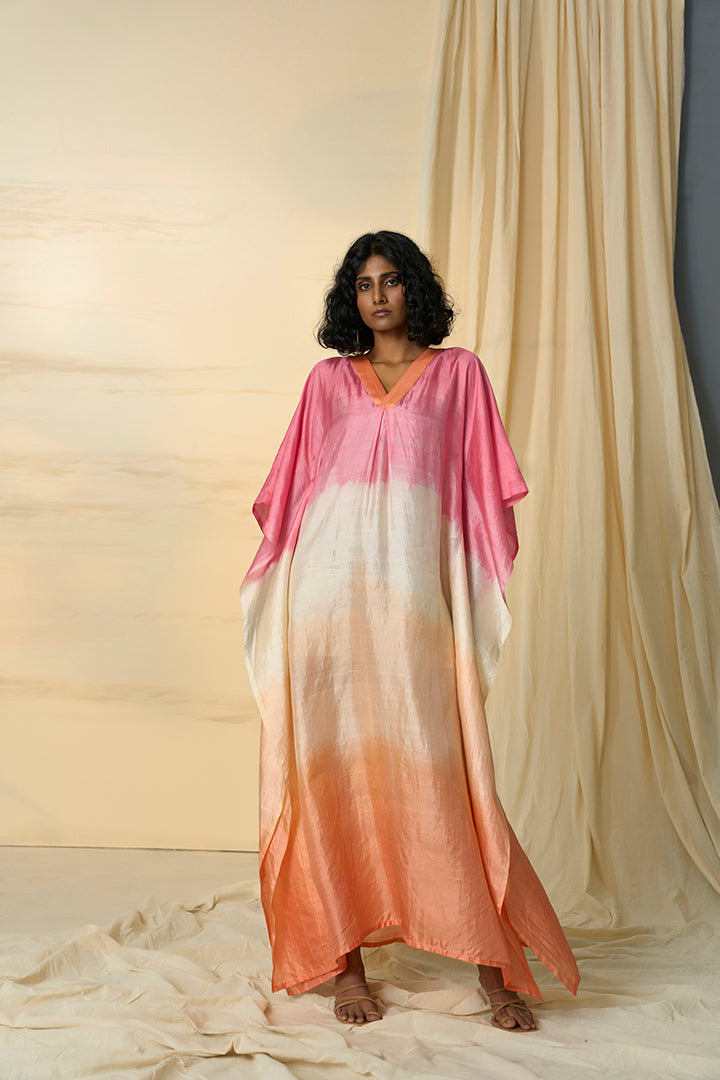 Radiate Mulberry Silk Kaftan