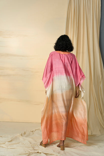 Radiate Mulberry Silk Kaftan