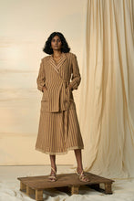 Load image into Gallery viewer, Desert Kala Cotton Dress &amp; Blazer Set
