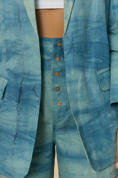 Waves Hemp Blazer & Trousers Set