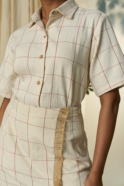 Candy Cane Kala Cotton Shirt