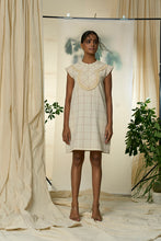 Load image into Gallery viewer, Candy Cane Kala Cotton Round Yoke Dress
