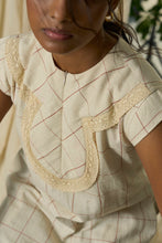 Load image into Gallery viewer, Candy Cane Kala Cotton Round Yoke Dress
