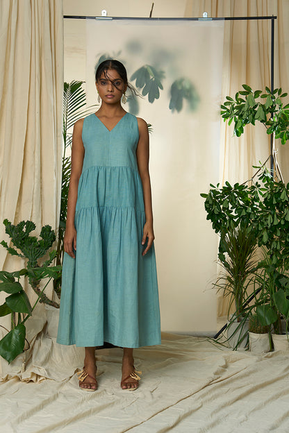 Tempest Hemp Cotton Tiered Dress