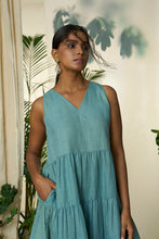 Load image into Gallery viewer, Tempest Hemp Cotton Tiered Dress
