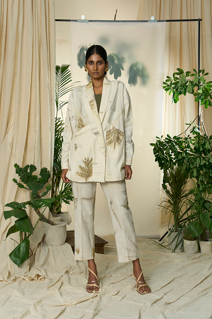 Live Leafy Khadi Overlay Set