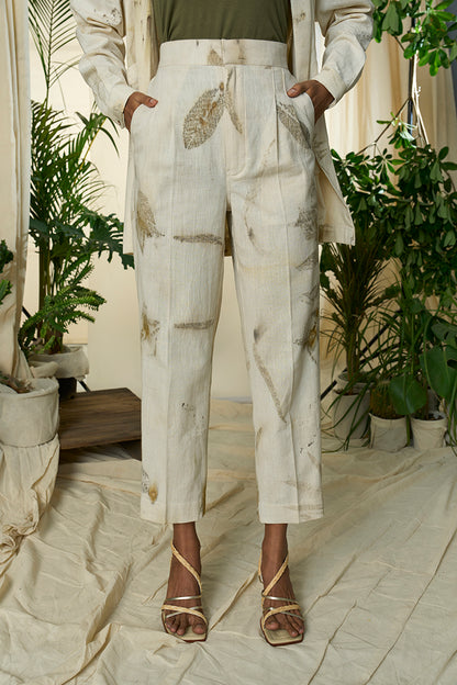 Live Leafy Khadi Overlay Set