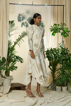 Load image into Gallery viewer, Live Leafy Khadi Pleated Dress

